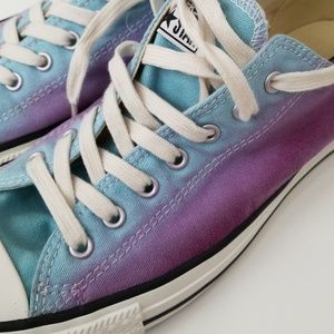 blue and purple converse